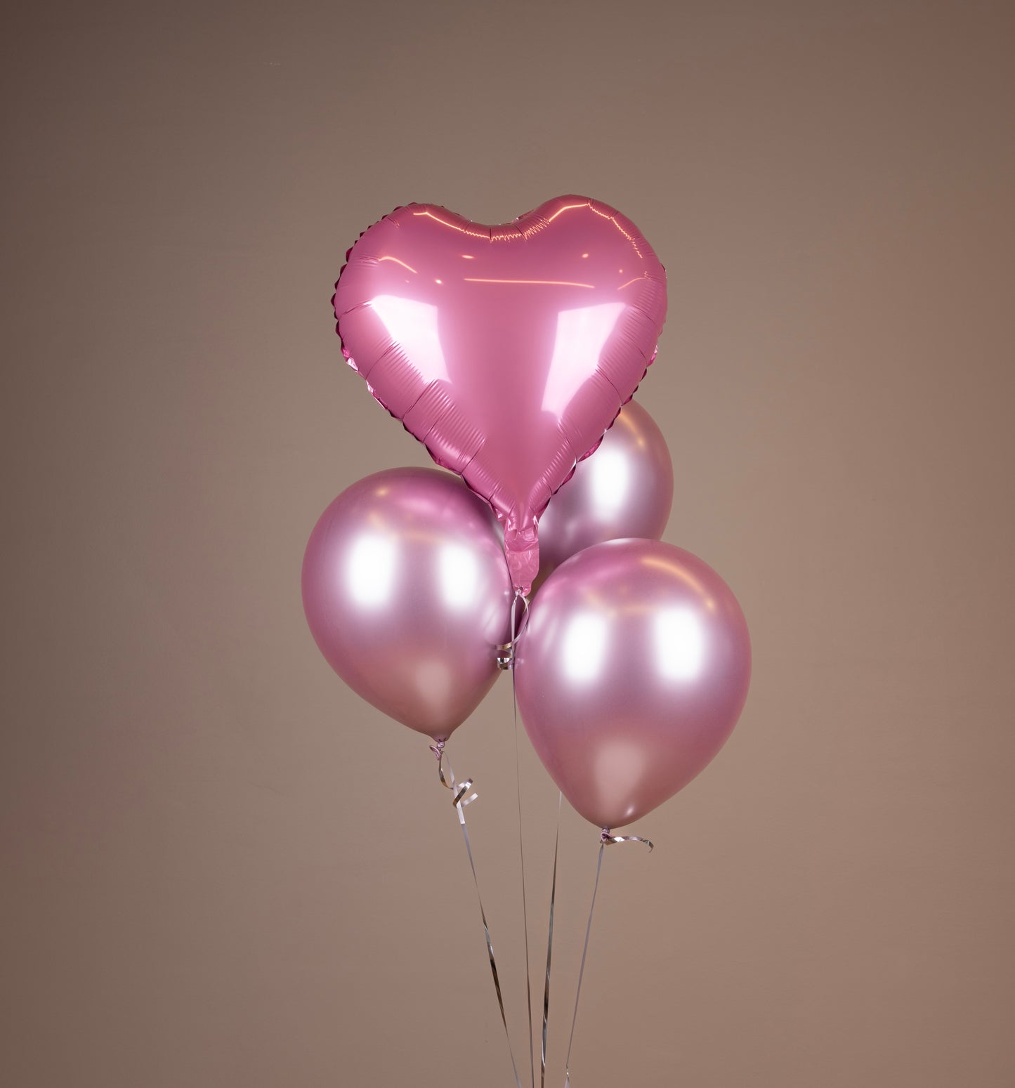 Rose Heart & Rose Balloons Set