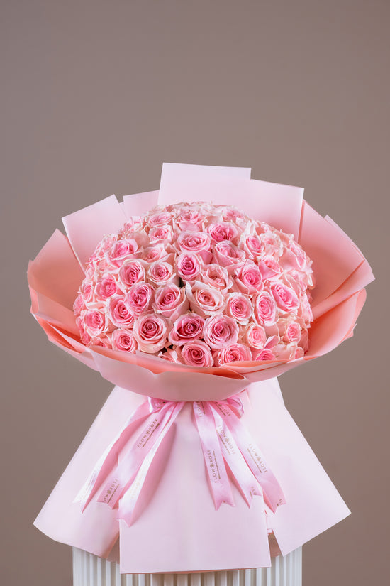 Pink Roses Bouquet
