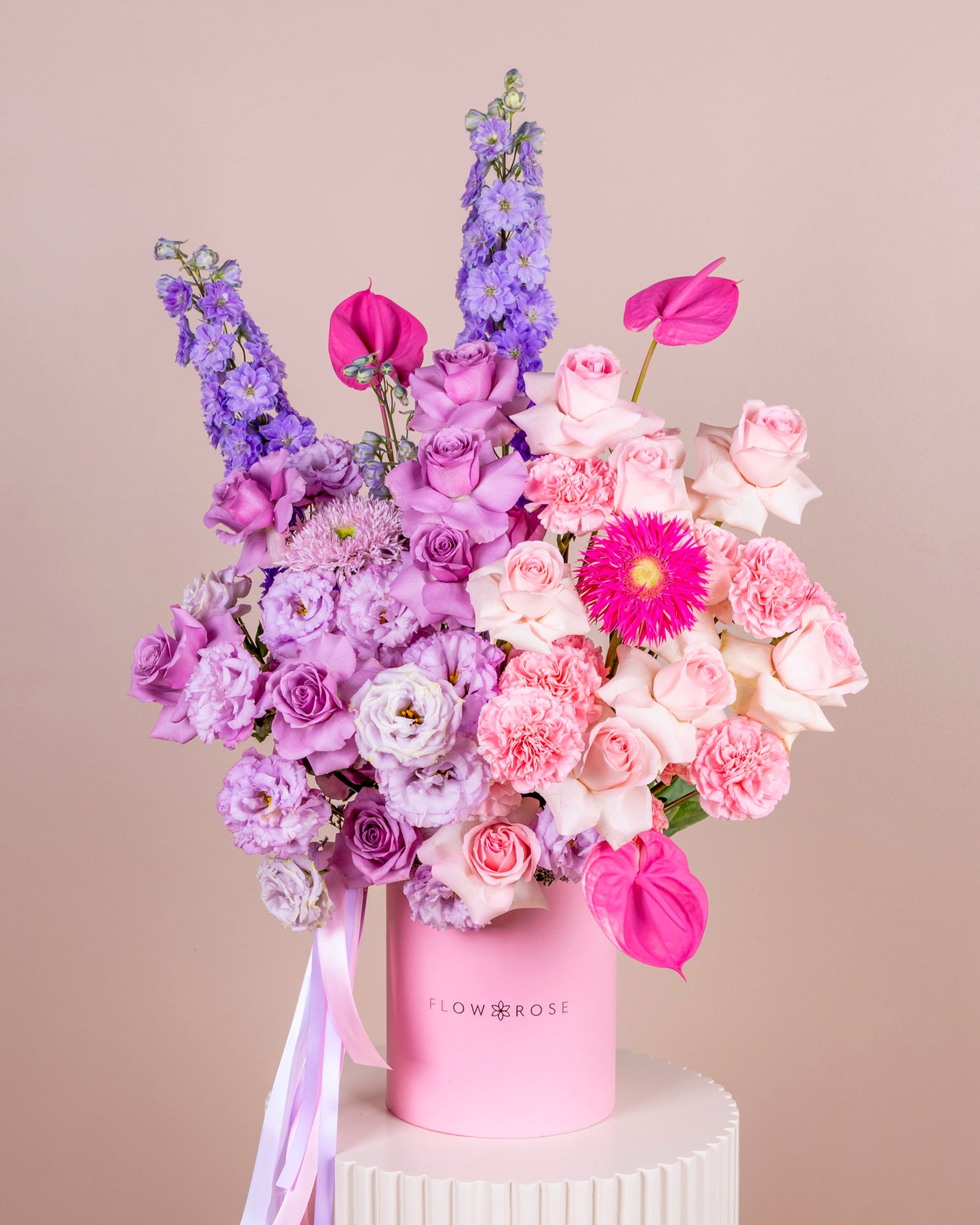 Royal Blush Flower Box