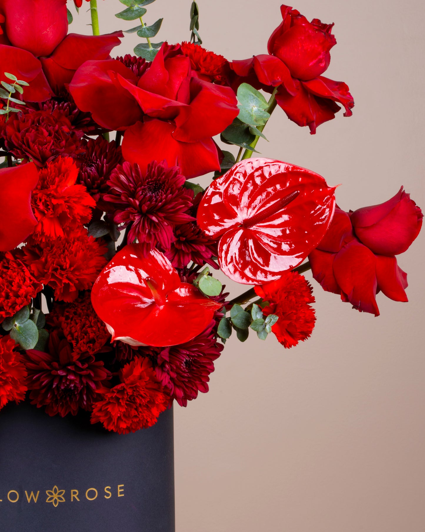 Red Allure Flower Box