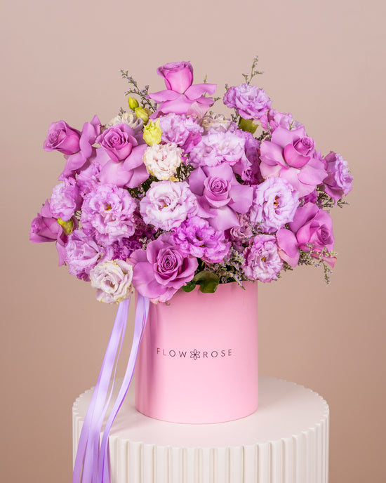 Purple Whisper Flower Box