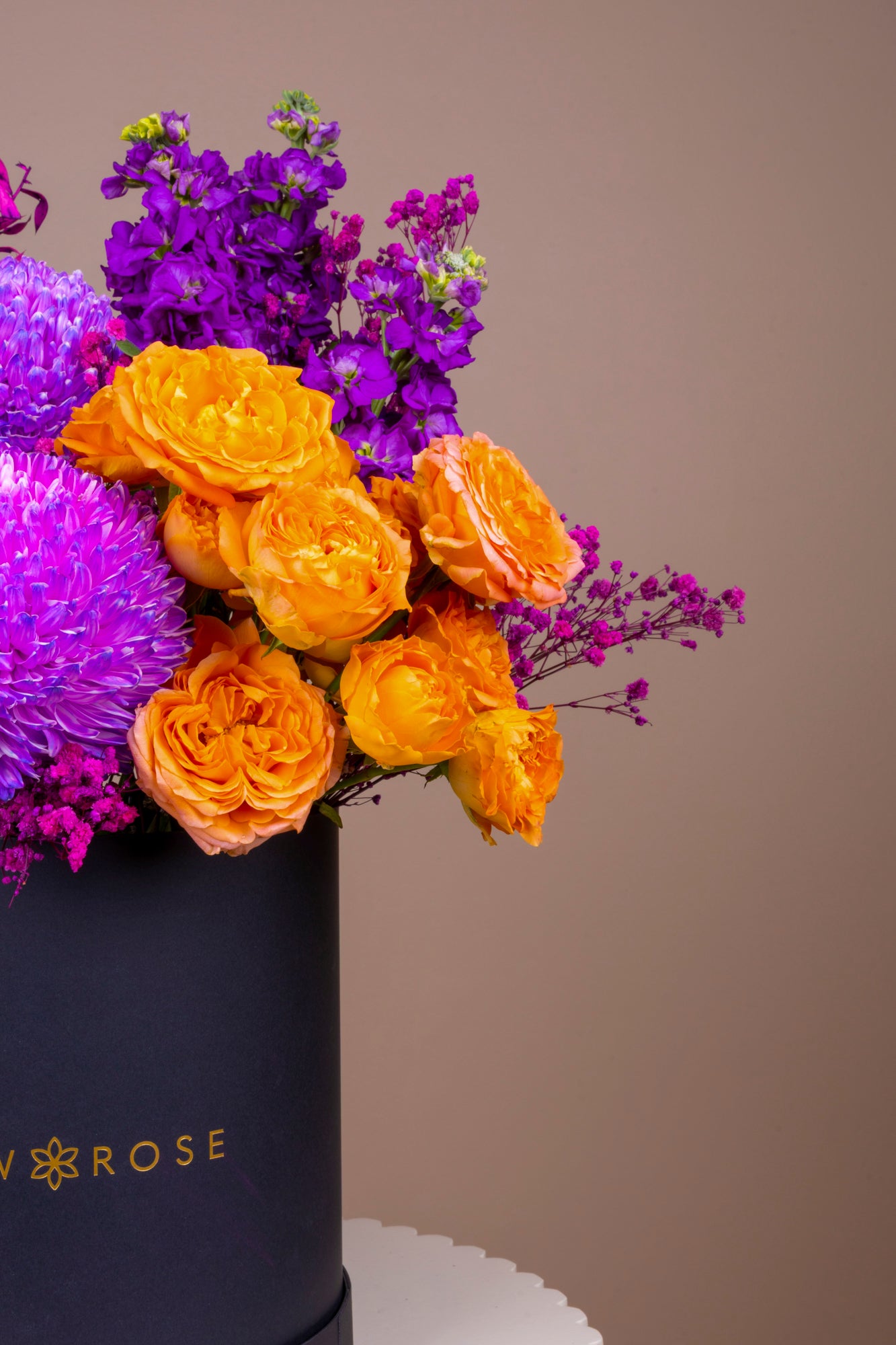 Lavender Flower Box