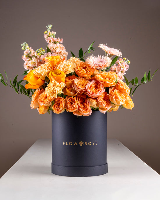 Peach Serenade Flower Box