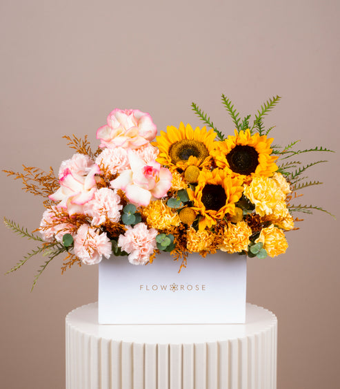 Sun-Kissed Harmony Flower Box