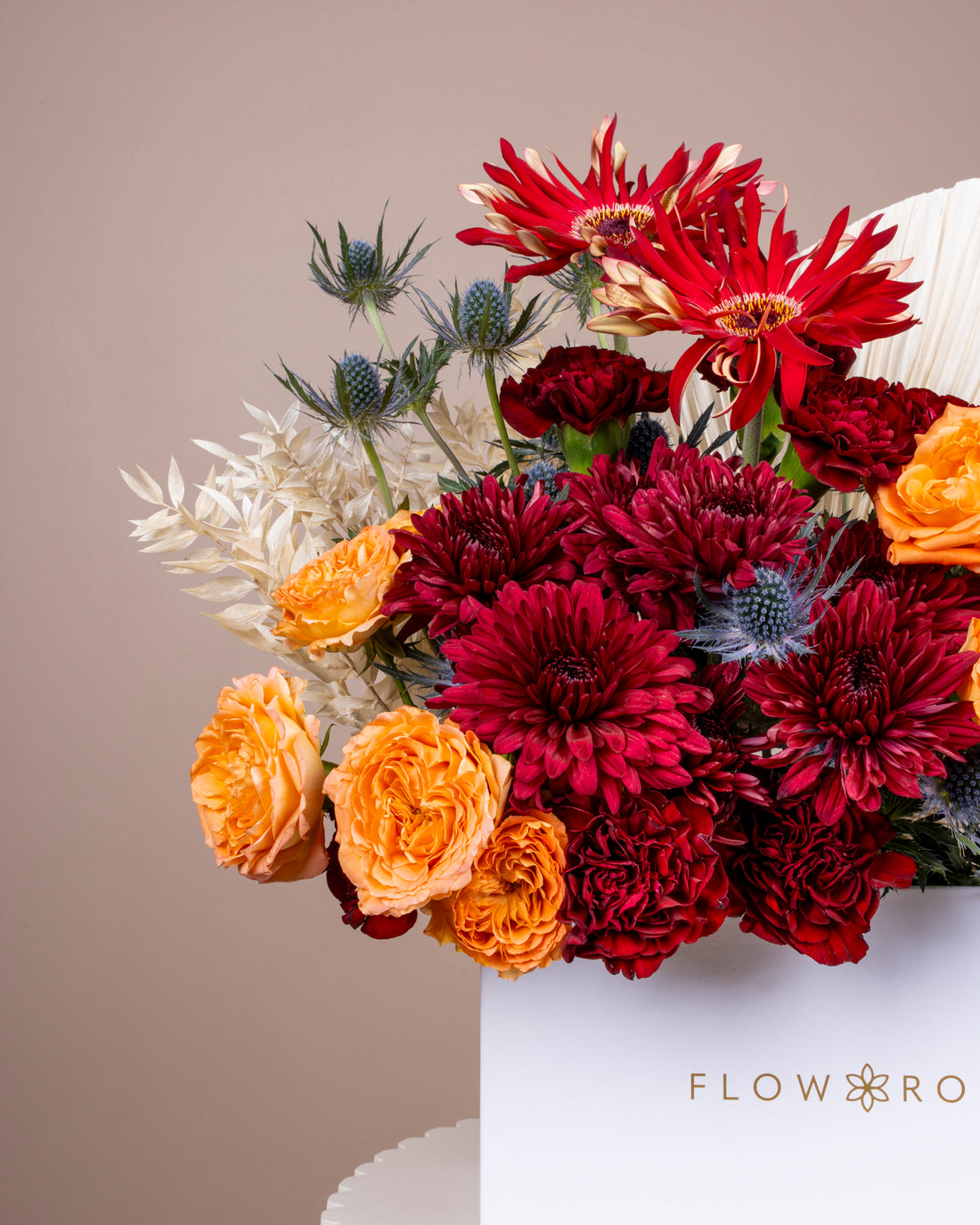 Fiery Elegance Flower Box